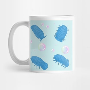 Blue Isopods and Bubbles Mug